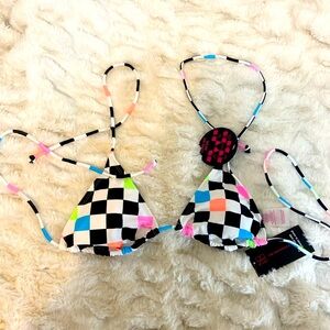 Checkered Multicolored Bikini